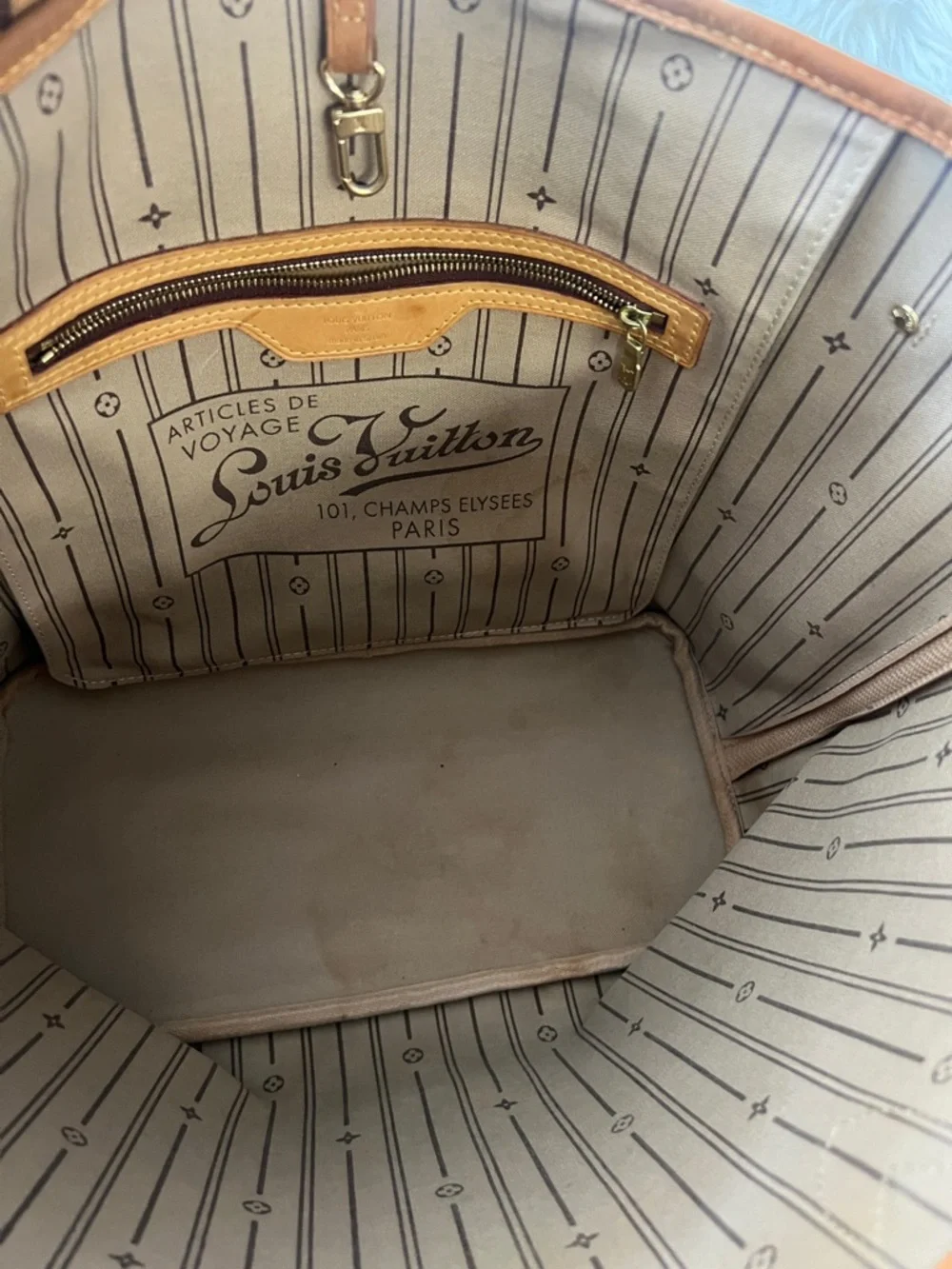 Louis Vuitton Monogram neverfull mm made in Spain - Picture 11 of 13